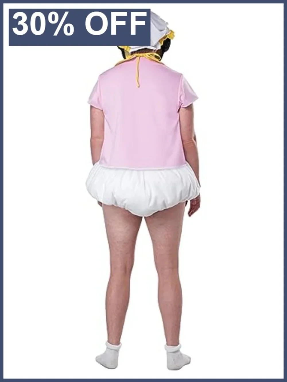 Adult Booger Baby Halloween Costume X-Large Reversible Top Mask Props